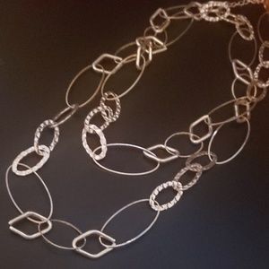 Oval sections necklace